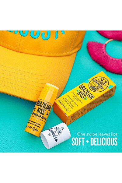 BRONZENET Sol de Janeiro - Brazilian Kiss Cupuaçu Lip Butter 6.2 g, Black