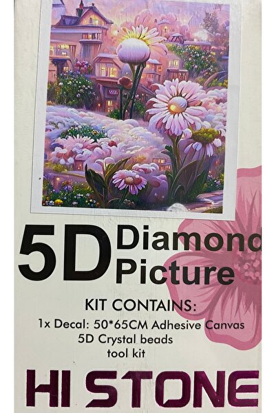 EleganTShoP 5D Yapışan Boncuk Goblen Mozaik Tablo Pano 50*65 cm 84954