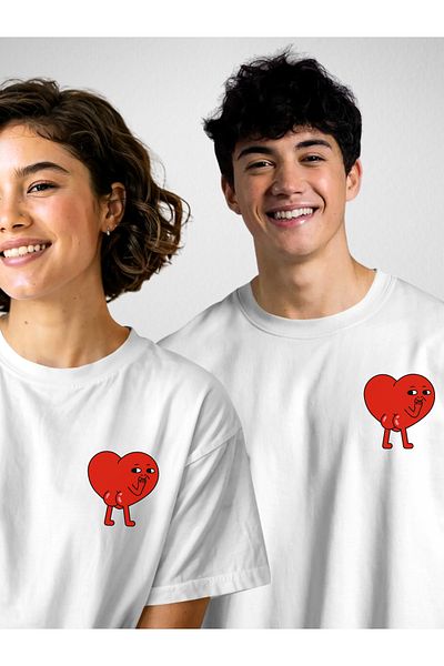 Etiole Studio Heartbd Dear Combination T-Shirt |   Dear T-Shirt Combination – Unisex Oversize