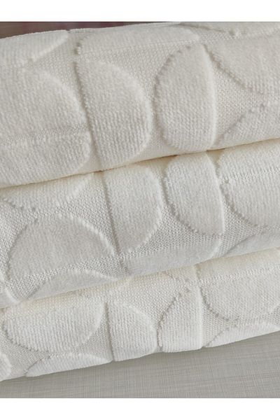 Özdilek Circular 6 Velvet Towel Set