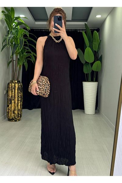 La Perla Boutique Kraş Halter Black Dress