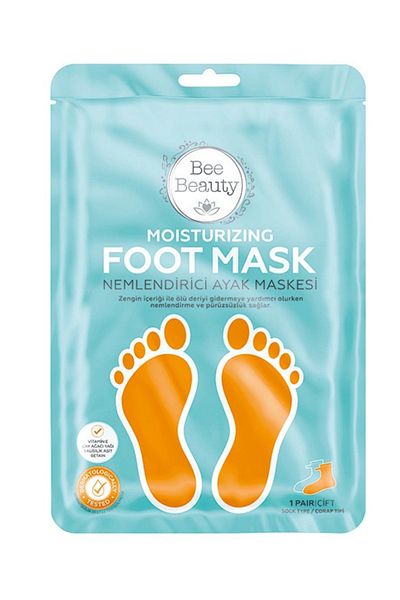 Bee Beauty قناع ترطيب القدم (زوج واحد)