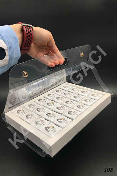 KAKAO AĞACI 98 Adet Çantalı Karton Kutuda Filli Erkek Bebek Çikolatası