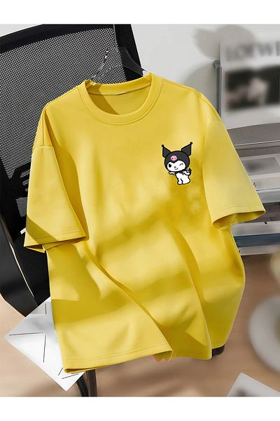 COHERENT Unisex Men/Women Kurami Custom Printed Oversize Cotton T-Shirt
