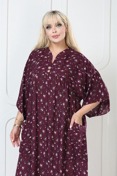mervemoda Women's large King size woven dress