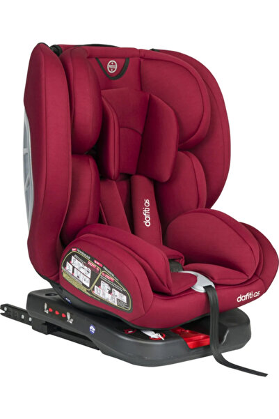 Convers Q5 TopTether Dafiti 360 Dönebilen Isofix'li Oto Koltuğu Çocuk Siyah Oto Koltuğu Bordo