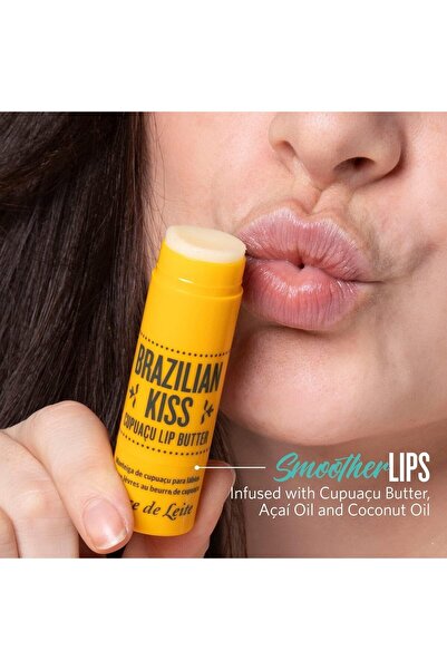 BRONZENET Sol de Janeiro - Brazilian Kiss Cupuaçu Lip Butter 6.2 g, Black