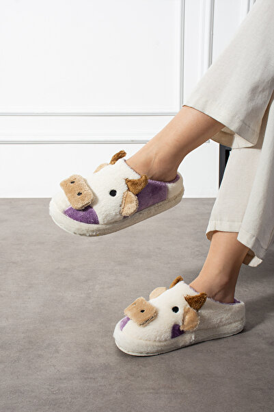 SWORD Κεντημένο με φιγούρα αγελάδας |   Χειμερινές Παντόφλες Unisex Σπίτι |   Αντιολισθητική βάση