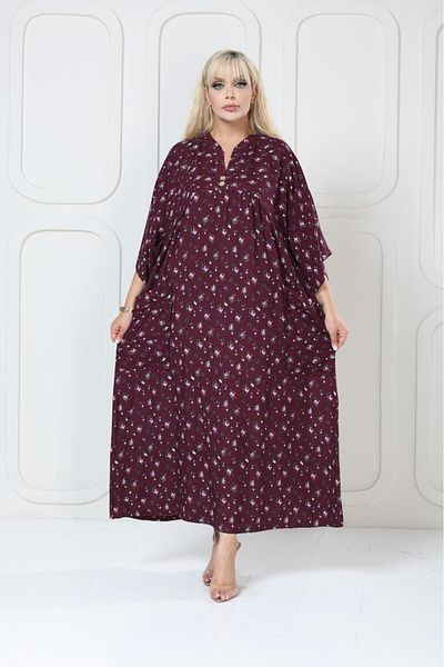 mervemoda Women's large King size woven dress