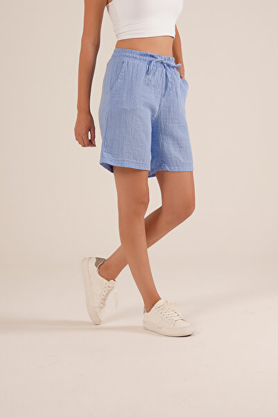 Paw Garage Γυναικείο καλοκαιρινό σορτς από βαμβακερό ύφασμα Nancy