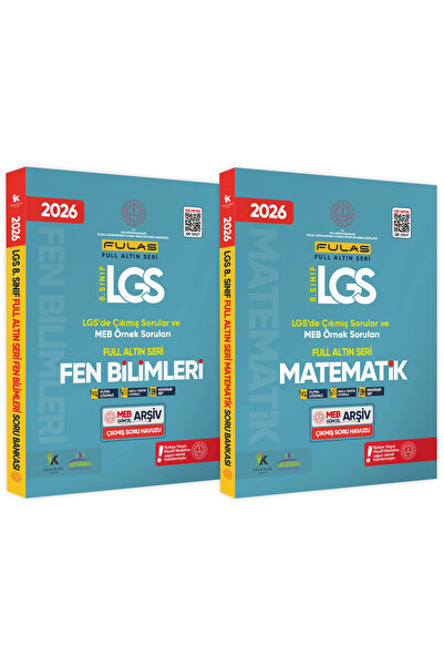 Karakutu Yayınları 2026 8.Sınıf Full LGS Altın Seri (FULAS) MEB Çıkmış Modüle...