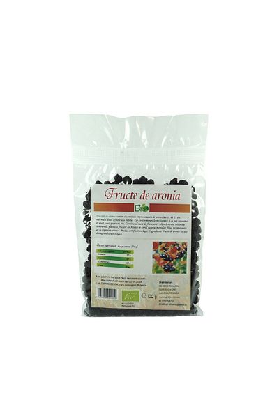 Deco Italia Dried, dehydrated aronia berries, BIO 100g