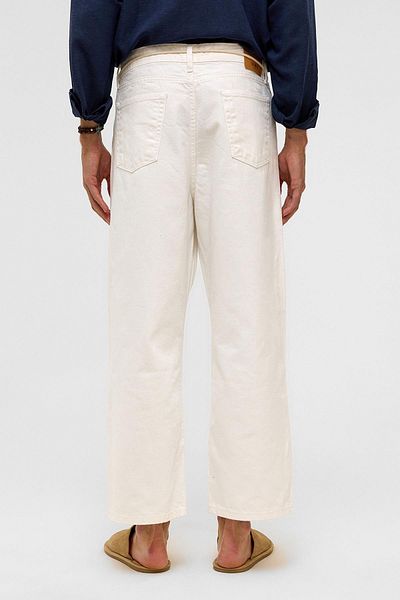 VAMOSCLO Baggy Fit Jean White