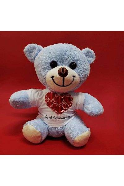 doremodam T-Shirt Teddy Bear with I Love You Written - Lisinya