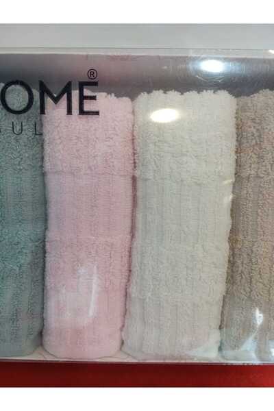 Çapa Home Set of 6 Premium Quality Cotton Daily Gift Hand Face Towel 50X90