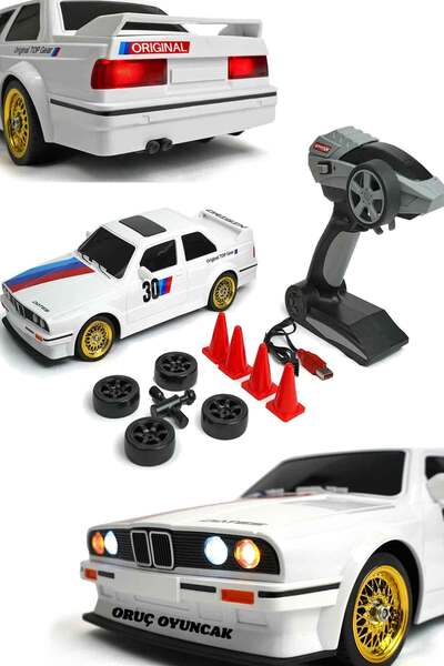 oruçoyuncak Uzaktan Kumandalı 1:16 BMW E30 Araba Full Fonksiyon Işıklı Drift ...
