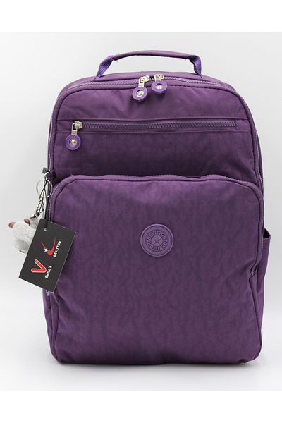 Harmela School Bag Water Resistant Unisex School Backpack Bts-1900 Purple