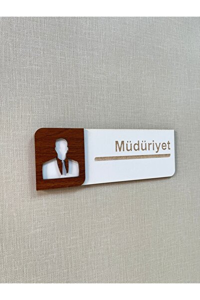 PP MÜDÜRİYET Ofis Oda Kapı isimliği Yönlendirme Tabelası Levhası
