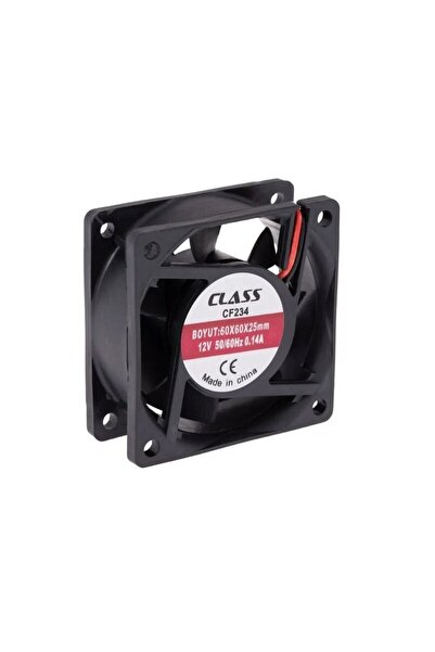 Class CF 234 60X60X25 DC 12V Aksiyel Fan