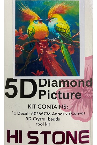 EleganTShoP 5D Yapışan Boncuk Goblen Mozaik Tablo Pano 50*65 cm 87025