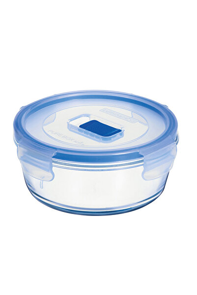 teknotrust حاوية تخزين مستديرة بيضاء سعة 670 مل، حل مطبخ عملي وعصري