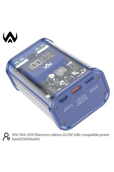 Wasat ELArab WA 10000mAh Compact Power Bank with 5 Different Charging Ports
