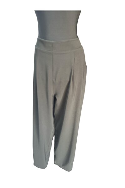 FATMA DANIŞMAN Large Size Pocket Stone Leaf Motif Tunic Suit