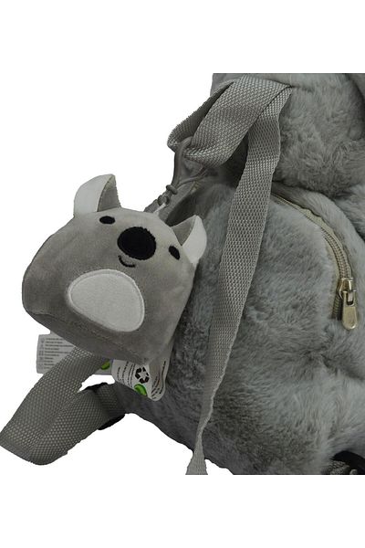 hediyecik Plush Koala Charm Bag Keychain - Cute Bag Ornament - Plush Accessory 10 cm