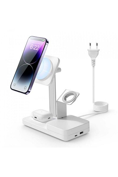 ESR 6in1 MagSafe Charging Station, 100W - (6E007) - White