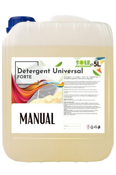 Ecosol Detergent universal forte, manual 5 L
