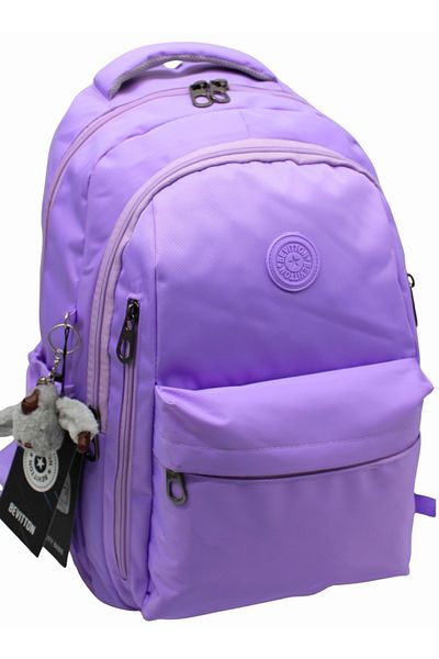 Harmela Lilac Unisex Water Resistant School Bag Bts-2500 School Backpack