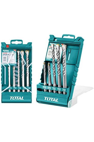 TOTAL SDS Plus Hammer Drill Bit Set (5 Pieces)