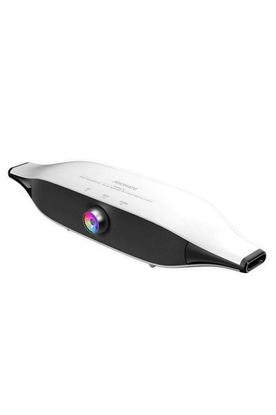 Promate 20W portable speaker with True Wireless technology for connecting two speakers together, dynamic RGB lighting