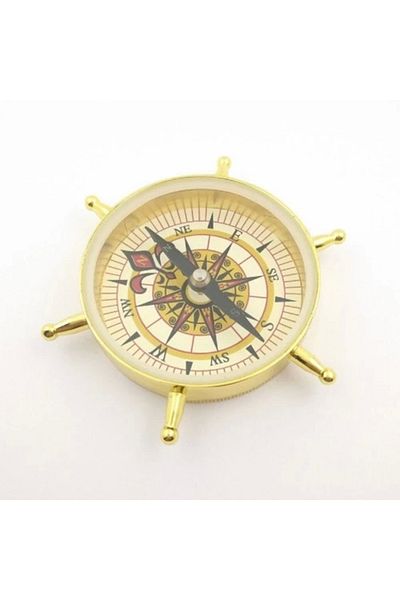 Toptan Bulurum Design estetic Rudder Model Busolă din alamă
