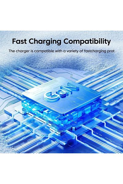 Techsuit GaN Plug Charger, USB, Type-C, 35W - (CHPD174) - White