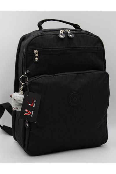Harmela School Bag Waterproof Unisex School Backpack Bts-1900 Black