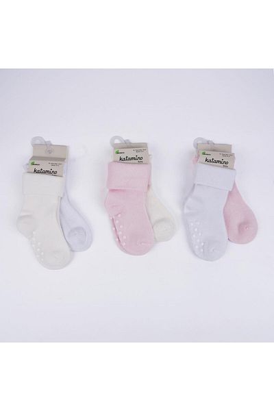 Toptan Bulurum Katamino Monala Abs 2-Piece Girl Modal Baby Socket K44091 Assortment