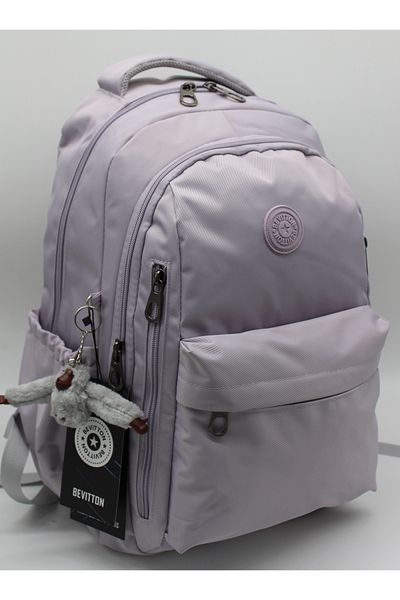 Harmela Outdoor Lavender Unisex Water Resistant School Bag Bts-2500 School Backpack