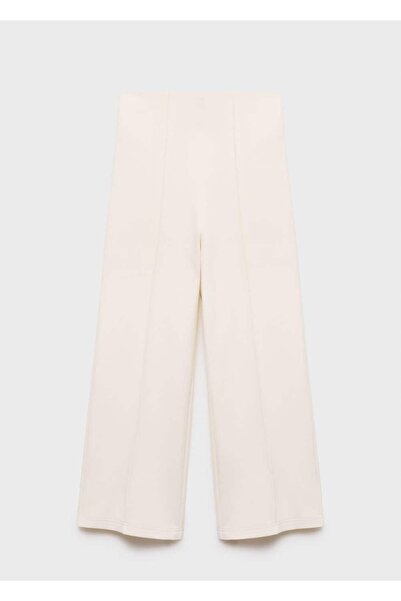 MANGO Woman Kısa koton pantolon