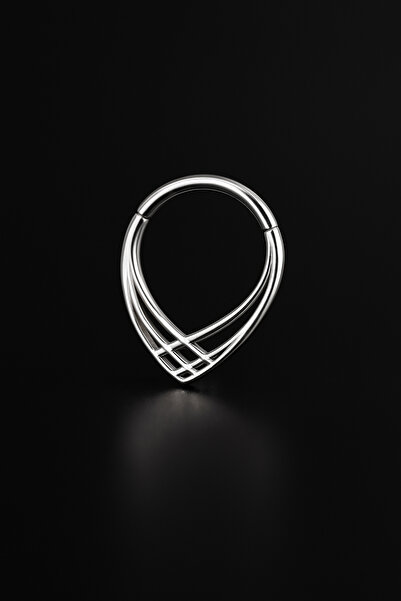 depozoom 316l Cerrahi Çelik Kilitli Halka Piercing