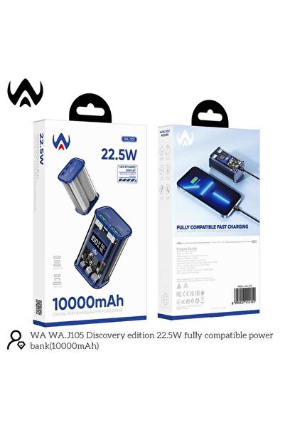 Wasat ELArab WA 10000mAh Compact Power Bank with 5 Different Charging Ports