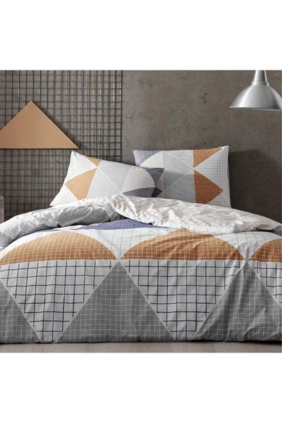 Taç Ranforce 100% Cotton Single Duvet Cover Set with Elastic Sheet