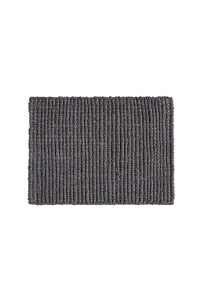 Tukan Tukan jute rug, 50 x 70 cm, anthracite