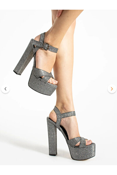 E&L Company Net 16cm Anthracite Smoked Glitter Fabric. It's Balanced, Six Anti-Skid.