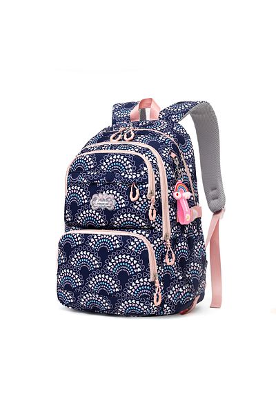 OricareFain School Backpack, 45 x 32 x 15 cm, Camouflage Checkered Design, Large Capacity, Water-resistant