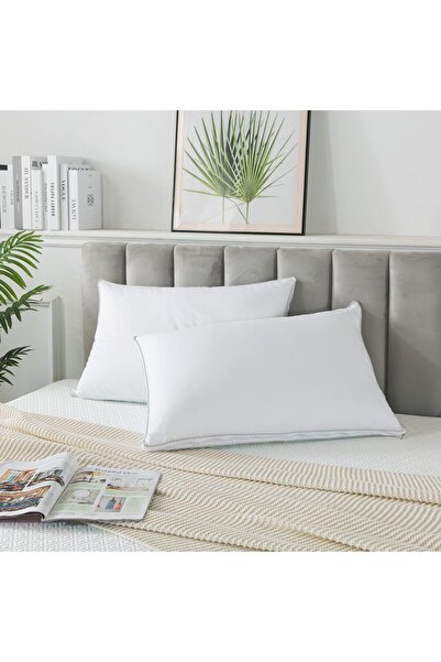 KBOX وسادة من إسفنج الذاكرة من الألياف الدقيقة لدعم نوم مريح - تصميم ناعم وجي...