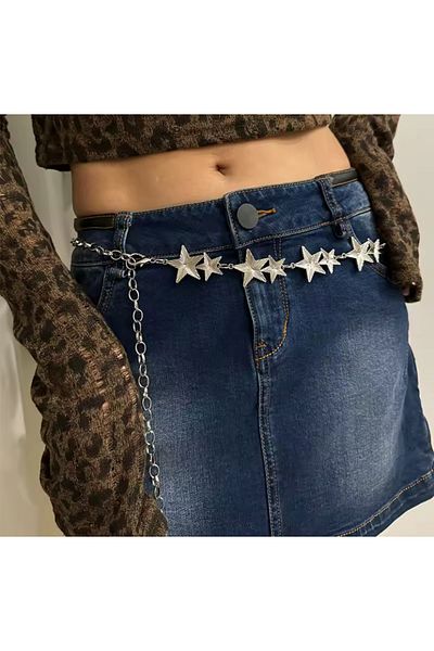 DEEFWEAR Star Detail Metal Belt