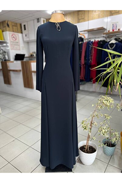 Aker Lacivert Elbise