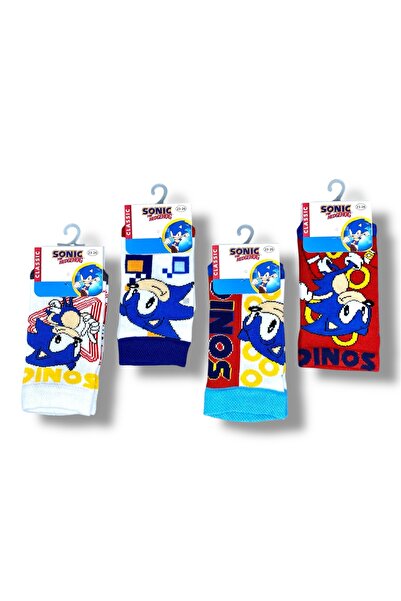 Sonic Licensed Boy's 4 Pairs Booties Socks 22853