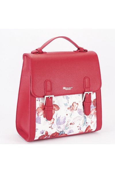 Diana&Co Red backpack with floral print DHJ731-3 M11